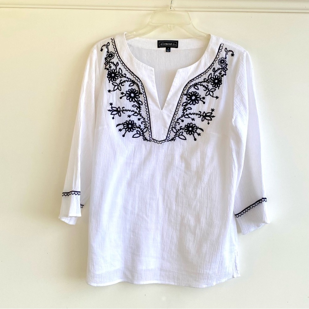 Elementz Embroidered Top